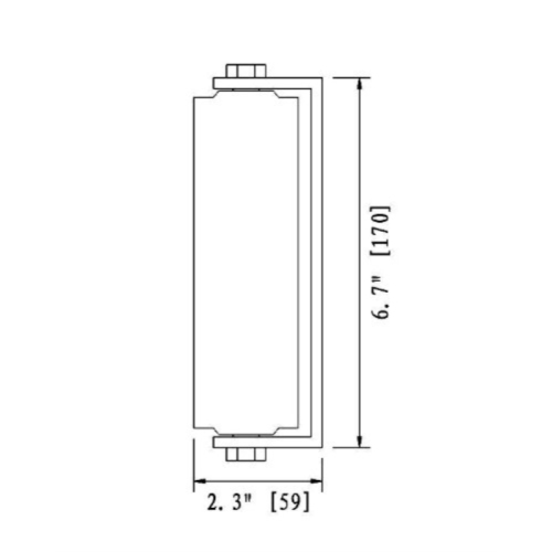 Side Roller for Sliding Rolling Gate Guide Roller Black Guide with Bra...