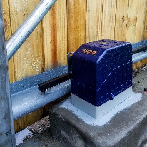 AR1400 ALEKO AUTOMATIC SLIDING GATE OPENER SLIDE OPERATOR RESIDENTIAL COMMERCIAL
