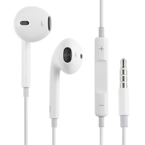 [2 Packs] 3.5mm Audio Jack iPhone Headphones Earphones Earbuds Volume Buttons & Mic COMPATIBLE for iPhone 5 5S SE 6 6S Plus