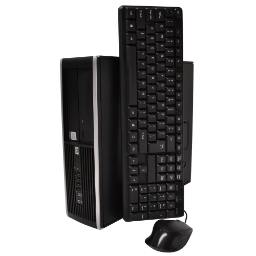 HP 8100 Intel i5 16GB 240GB SSD Windows 10 Pro WiFi Desktop PC 19in Monitor by HP - Refurbished condition - Image 2