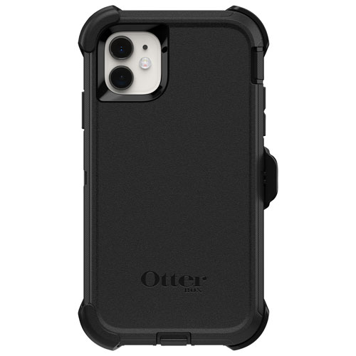 Étui rigide ajusté sans écran Defender d'OtterBox pour iPhone 11 - Noir