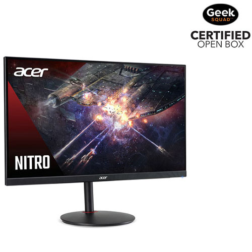 Open Box - Acer Nitro 23.8" FHD 165Hz 2ms GTG IPS LED FreeSync Gaming Monitor - Black