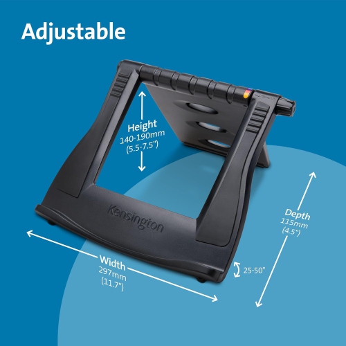 Kensington Easy Riser Laptop Cooling Stand - Black