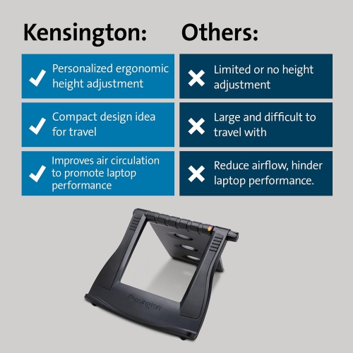 Kensington Easy Riser Laptop Cooling Stand - Black