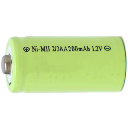 16 x 2/3 AA NiMH Button Top Battery