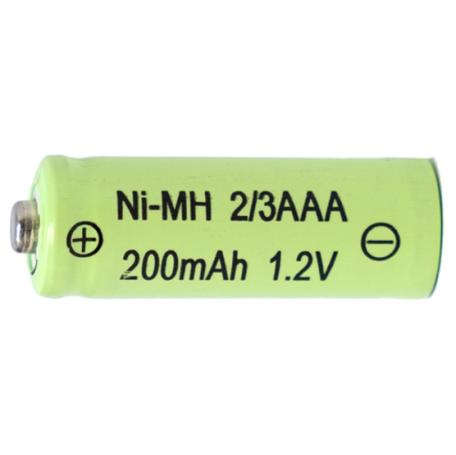 8 x 2/3 AAA NiMH Button Top Battery