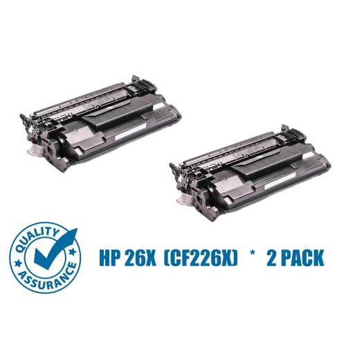 Printer Pro™ Compatible Replacement for 2 Pack HP 26X/CF226 Black Toner Cartridge for HP Printer M402d M402dn M402n MFP M426dw M426fdn M426fdw