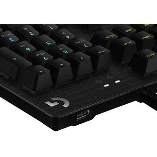 Logitech G512 Carbon SE Mechanical Gaming Keyboard - Clicky, Black