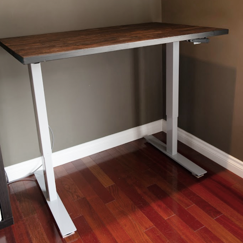 Standing Desk, Manual Crank Adjustable Height Sit-Stand Frame