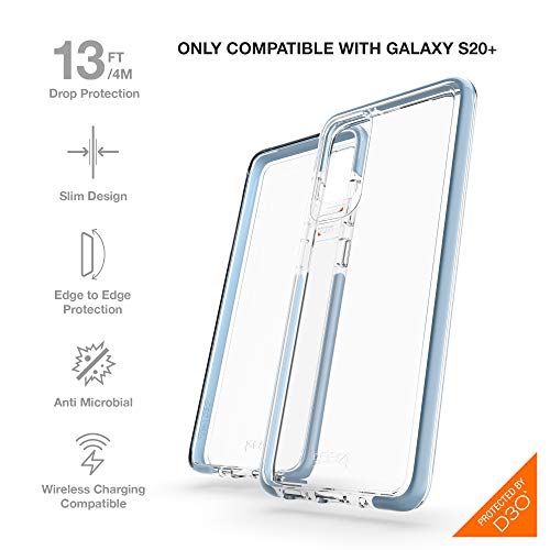 GEAR4 Piccadilly Designed for Samsung Galaxy S20+ Case, Advanced Impact Protection by D3O - Blue