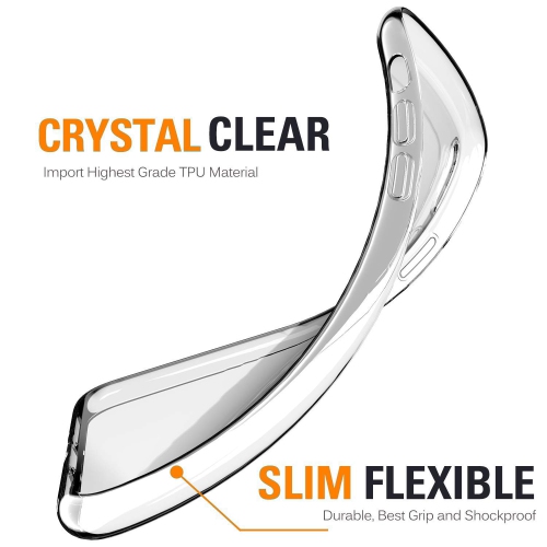 Case Flexible Silicone TPU for SAMSUNG GALAXY TAB A 7 Ultra Thin 0.33mm Crystal Clear REY