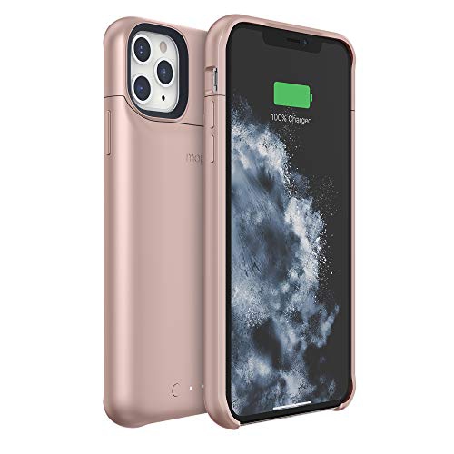 mophie Juice Pack Access - Ultra-Slim Wireless Charging Battery Case - Made for Apple iPhone P11 Pro Max - Blush Pink