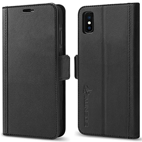 iPhone XS Max Case [Wallet Folio] AUNEOS iPhone XS Max Wallet Case [Card Slots] [Flip Stand ...