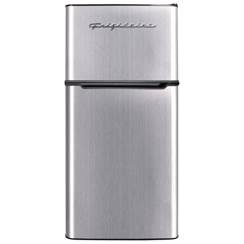 frigidaire retro stainless steel design beverage refrigerator