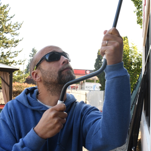 ALEKO® AWCRANKGY Hook Style Hand Crank For Retractable Half Cassette Awning