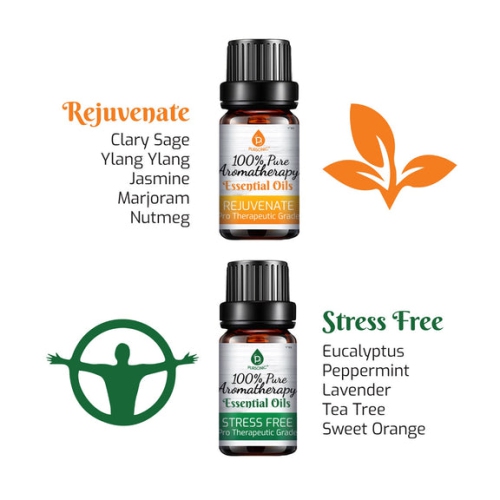 Pursonic Pure Essential Aroma Oil Blends. 6 pack