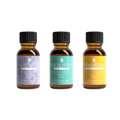 Pursonic Essential oils 3 pack Eucalyptus, Lavender and Frankincense