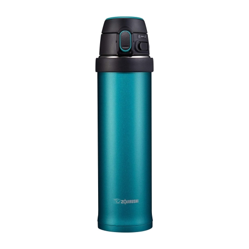 Zojirushi 20oz Flip-and-Go Stainless Steel Water Bottle with Handle SM-QHE60, Teal