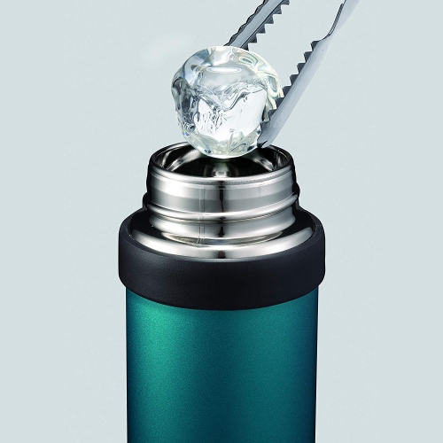 Zojirushi 20oz Flip-and-Go Stainless Steel Water Bottle with Handle SM-QHE60, Teal