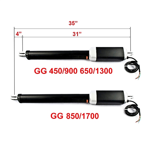 ALEKO GG1700SLV Solar Powered Fully Metal Dual Swing Gate Opener For Gates Up To 1700-lb