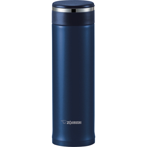 ZOJIRUSHI  16OZ Stainless Mug With Tea Leaf Filter Sm-Jte46, Deep In Blue The design is elegant and the blue color scheme is visually attractive