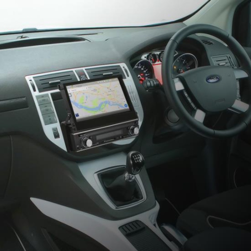 Système récepteur stéréo Android simple DIN avec écran tactile escamotable, navigation GPS, diffusion Bluetooth et Wi-Fi Pyle