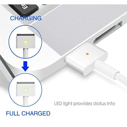 Mac Book Pro Charger, 85W Magsafe 2 T-Tip Power Adapter for Mac Book Pro 11/13/15/17 Inch