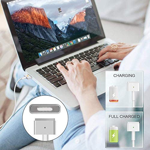 Mac Book Pro Charger, 85W Magsafe 2 T-Tip Power Adapter for Mac Book Pro 11/13/15/17 Inch