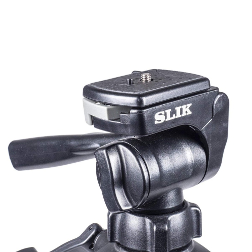 SLIK U8800L Compact Lightweight Folding Aluminum Travel Portable DSLR/SLR Video/Camera- Black