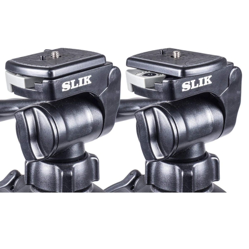 SLIK U8800L Compact Lightweight Folding Aluminum Travel Portable DSLR/SLR Video/Camera- Black