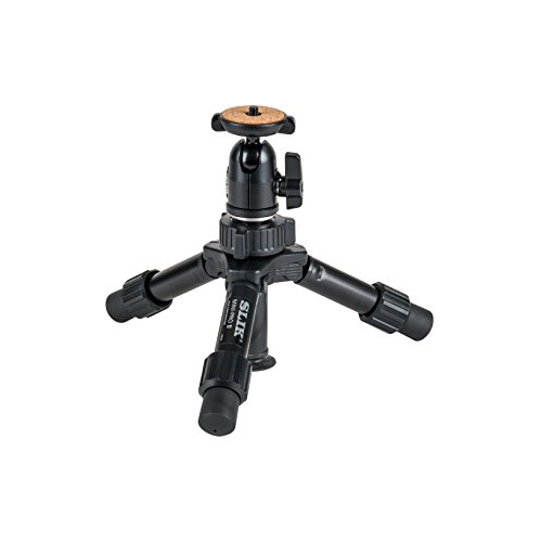 SLIK  Mini Pro Iii Table Top Tripod, 2-Section, Max 10" - In Black
