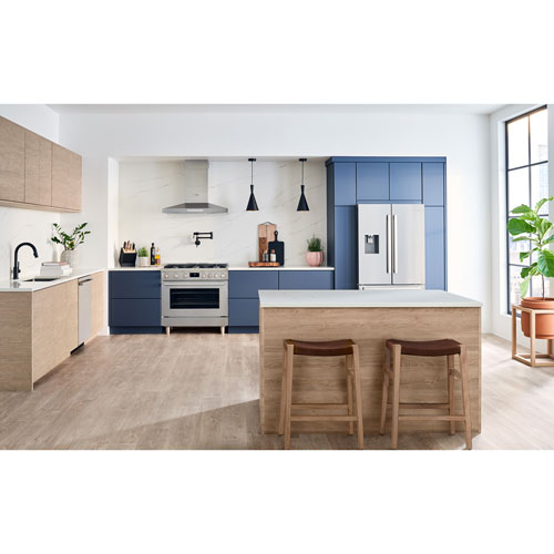 Bosch 36" 3.5 Cu. Ft. True Convection 6-Burner Freestanding Gas Range (HGS8655UC) - Stainless