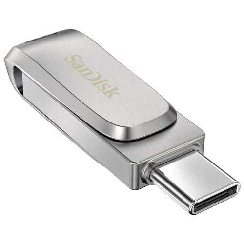 SanDisk Ultra Dual Luxe 64GB USB Type-C/Type-A Flash Drive
