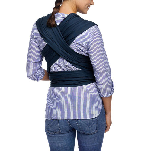 Moby Classic Front & Hip Wrap Carrier - Midnight