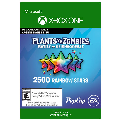 Plants vs. Zombies: Battle for Neighborville - 2500 Rainbow Stars - Digital Download
