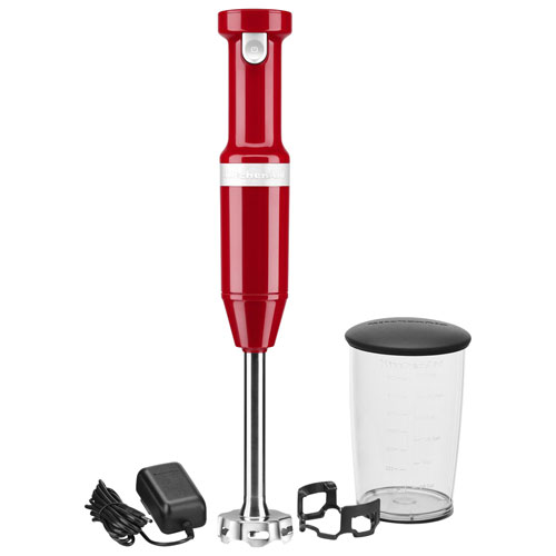 KitchenAid Cordless Variable Speed Immersion Blender - Empire Red