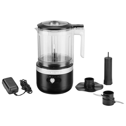 KitchenAid Cordless Food Chopper - 5-Cup - Matte Black