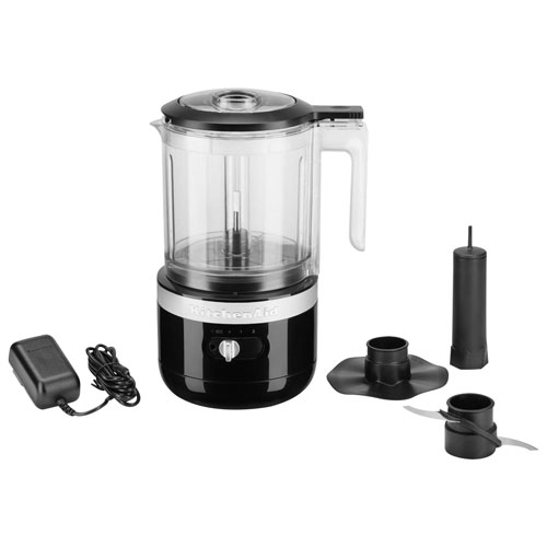 KitchenAid Cordless Food Chopper - 5-Cup - Onyx Black