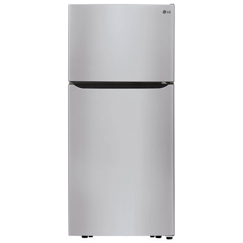 LG 30" 20.2 Cu. Ft. Top Freezer Refrigerator (LTCS20020S) - Stainless Steel - Open Box - Scratch & Dent
