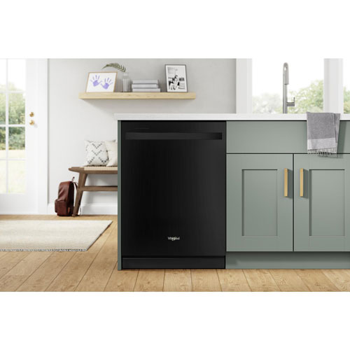 Lave-vaisselle encastrable 24 po 47 dB avec troisième panier de Whirlpool - Noir