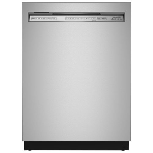 KitchenAid 24" 39dB Built-In Dishwasher with Third Rack - Stainless Steel