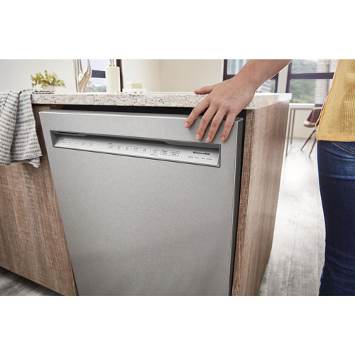 KitchenAid 24" 39dB Built-In Dishwasher with Third Rack (KDFE204KPS) - Stainless Steel