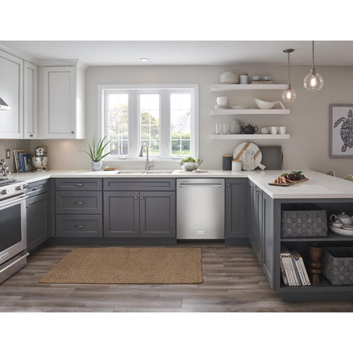KitchenAid 24" 39dB Built-In Dishwasher with Third Rack (KDTE204KPS) - Stainless Steel