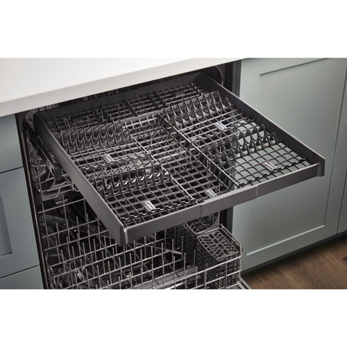 Whirlpool 24" 47dB Built-In Dishwasher with Third Rack (WDTA50SAKZ) - Stainless Steel