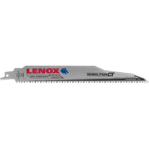 9 inch(s) 6 Tooth Carbide Tipped Reciprocating Saw Blade