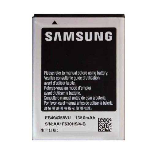 New OEM Replacement Battery Model EB494358VU 1350 mAh for Samsung Galaxy Ace S5830 S5660 GT-B7510 -