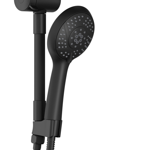 Akuaplus® Hand Shower Kit with Adjustable Arm - Black