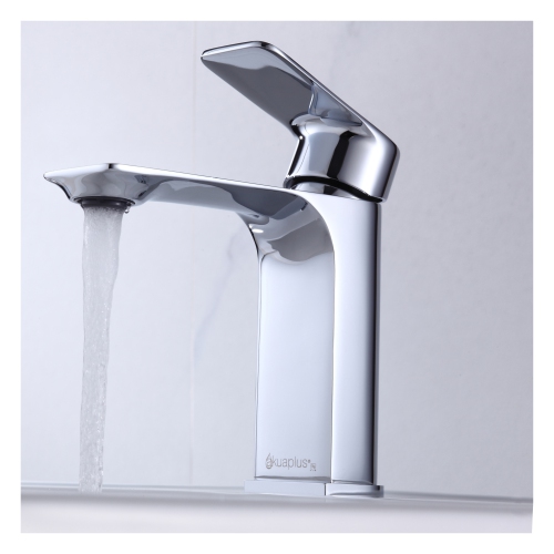 Akuaplus® ELENA Lavatory Faucet - Single Square Handle - Chrome