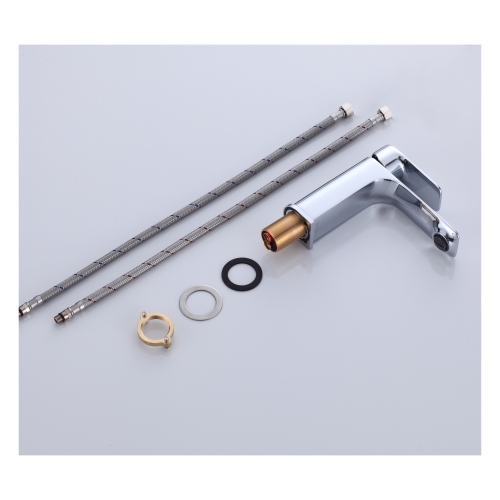 Akuaplus® ELENA Lavatory Faucet - Single Square Handle - Chrome