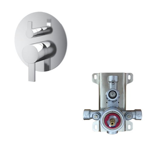 Akuaplus® Elite Shower Faucet with Sliding Rail - Chrome